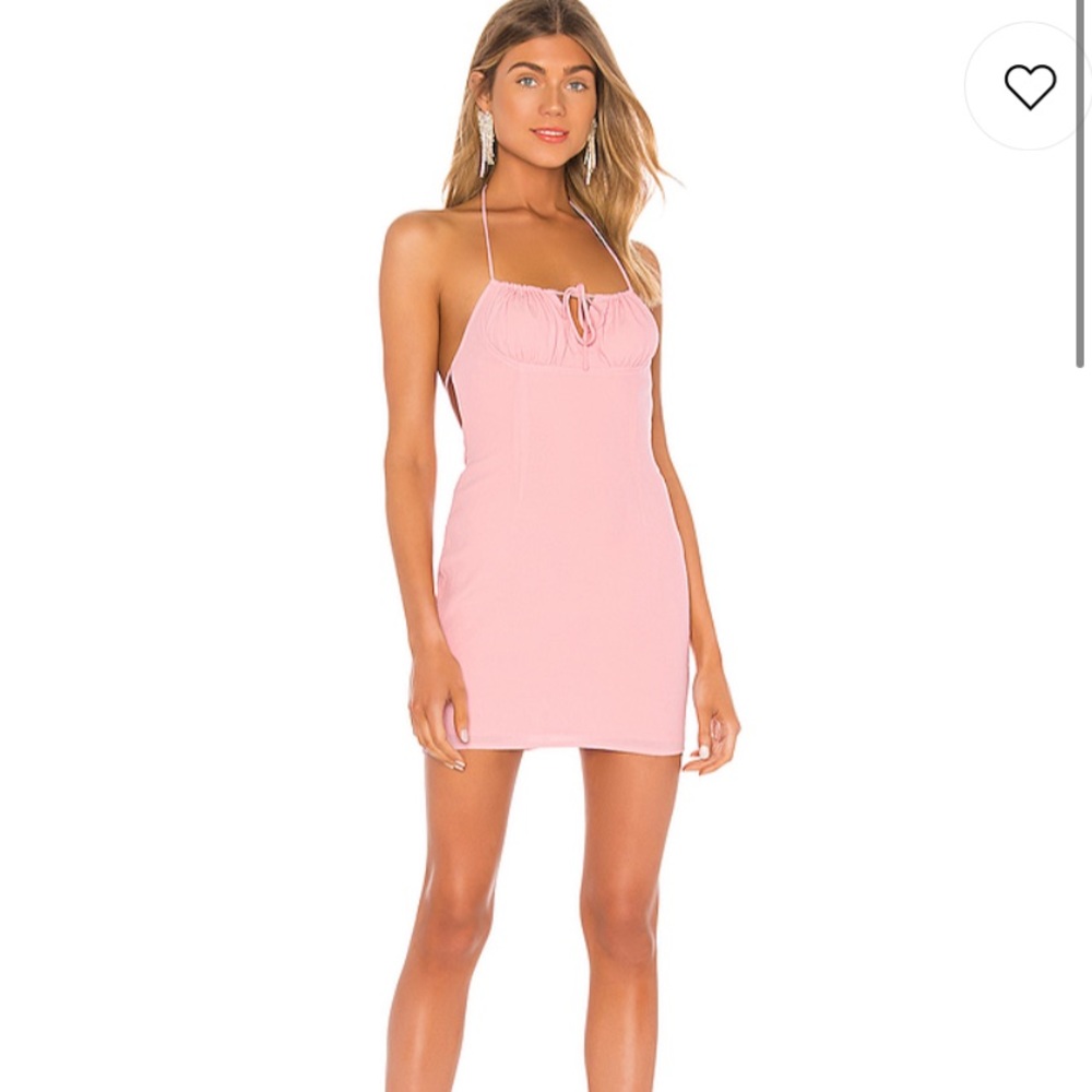Revolve Superdown Karmine Mini Dress Pink
